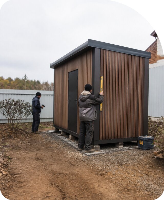Установка хозблока в Вичуге под ключ по цене от 15239 р. | РадиДОМА-Вчг